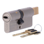 Højsikkerhed dobbelt kobling cylinder - Anti-bump, dirkning, boring og brud - Egnet til YALE-LINUS-L2 - System med 7 aktive stifter og 2 sensorer - Mål 35 (indre) x 30 (ydre) mm - Inkl. 2 fysiske nøgler