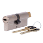 Højsikkerhed dobbelt kobling cylinder - Anti-bump, dirkning, boring og brud - Egnet til YALE-LINUS-L2 - System med 7 aktive stifter og 2 sensorer - Mål 40 (indre) x 35 (ydre) mm - Inkl. 2 fysiske nøgler