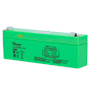 Upower - Genopladeligt batteri - AGM bly-syre teknologi - Spænding 12 V - Kapacitet 2.2 Ah - 66 x 178 x 35 mm / 960 g - Til backup eller direkte brug