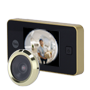 Digitalt kighul - Kamera 0.3 Mpx | Synsvinkel 105º - 3.2" TFT LCD skærm - Døre med tykkelse mellem 38 og 110 mm - Drevet af AAA batterier - Guldfarve