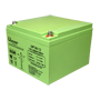 Genopladeligt batteri - AGM bly-syre teknologi - Spænding 12 V - Kapacitet 26 Ah - 182 x 166 x 126 mm / 8400 g - Til backup eller direkte brug