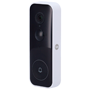 Smart dørklokke med WiFi video - Opløsning 1080 Full HD widescreen - Tovejs lyd - Bevægelse- og personregistrering - Flash hukommelse | Batteri 6500 mAh - APP Yale Home | Udendørs IP65