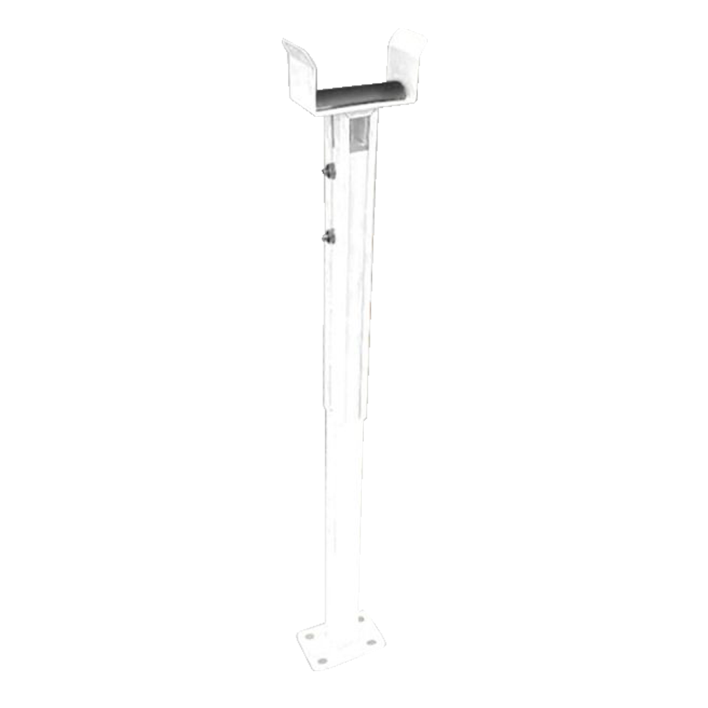Vertikal støtte til barriere arm - Kompatibel med ZK-PROBG30xx - Til bombarrierer på 6 meter - Justerbar højde: 77 ~ 102 cm - Let installation - Hvid farve