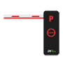 Parkeringsbom - Lige arm (3 m) - Højreoplukning | 3.000.000 cykler - LED indikatorer : Nødtilstand - Mulighed for backup batteri - Egnet til udendørs