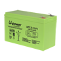 Upower - Genopladelig batteri - AGM blysyre teknologi - Spænding 12 V - Kapacitet 7.2 Ah - 101 x 151 x 65 mm / 2180 g - Til backup eller direkte brug