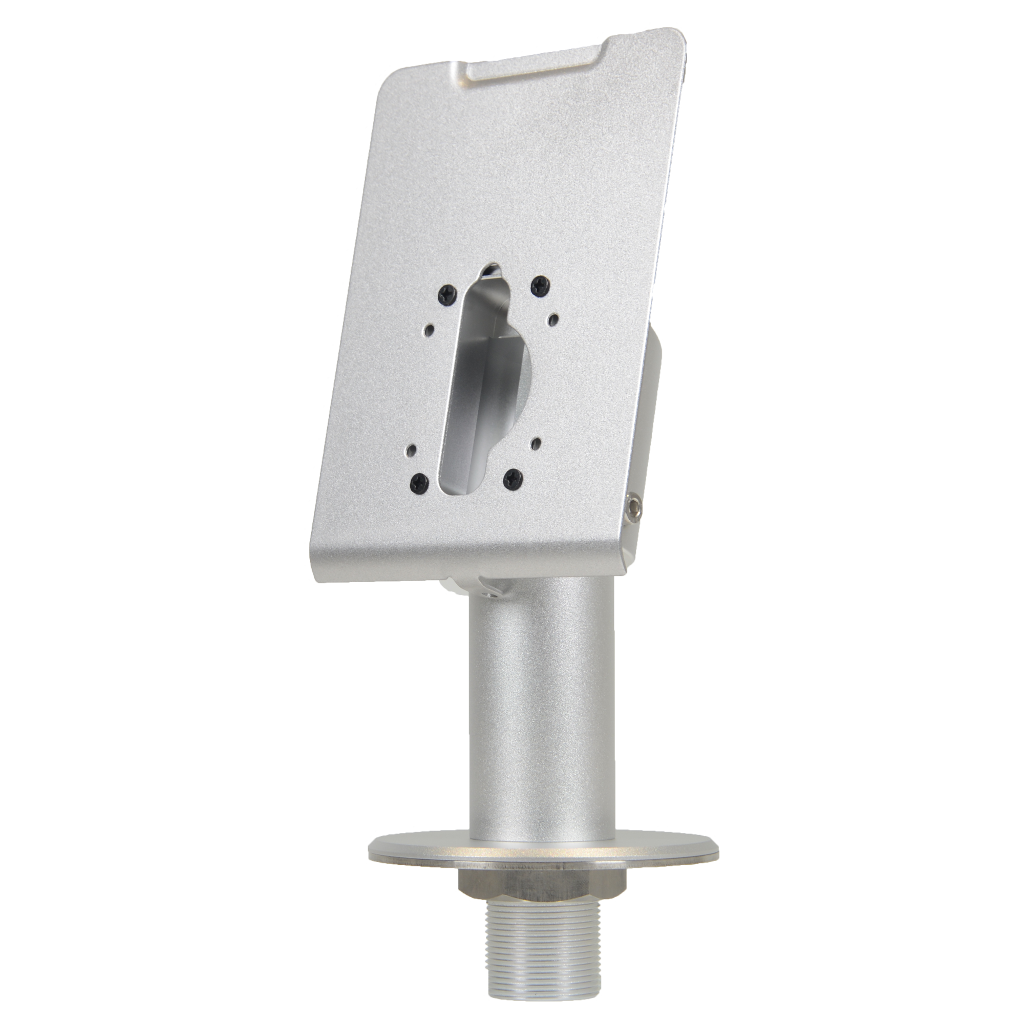 Vertikalt beslag til drejekors - Specifik til ansigtsgenkendelsesenheder - Kompatibel med ZK-PROFACE-X - Kabelføring - 152 mm (H) x 50 mm (B) x 90 mm (Ø) - Lavet af aluminiumslegering