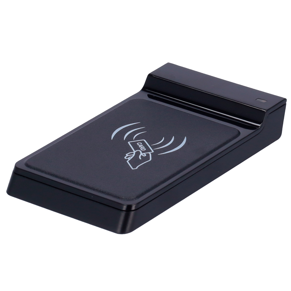 USB kortlæser - MF og MF DESFire kort - LED indikator - Plug & Play - Pålidelig og sikker læsning - Kompatibel med ZKTeco software