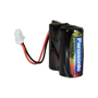 Panasonic - Batteripack CR123A / CR17345 / 5018LC - I udtrækkelig med Molex connector 5284 - Spænding 6 V / Lithium - Nominel kapacitet 1400 mAh - Kompatibel med Visonic Next Cam detektorer PG2 og K9 PG2