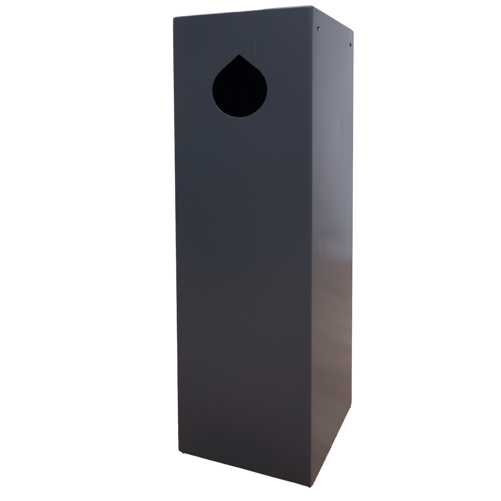 Totem til LPR - Egnet til flere enhedstyper - Nem adgang til installation - Rustfrit stål - Grå pulverlakering - Egnet til udendørs brug IP65