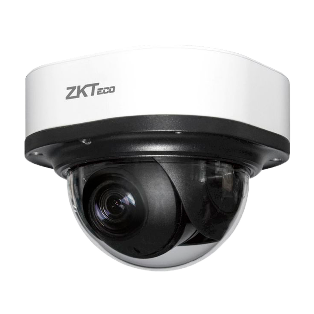 IP Dome kamera 2 Mpx LPR - 1/2.8" Sony STARVIS CMOS - OCR funktion (integreret nummerpladelæsning) - 3.35~10.05mm motoriseret objektiv - IR LED rækkevidde 50 m | RS485 - Indbygget LPR software | ZKBioCV