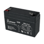 Upower - Genopladelig batteri - AGM bly-syre teknologi - Spænding 4 V - Kapacitet 3.5 Ah - 65 x 90 x 34 / 420 g - Til backup eller direkte brug