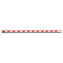 Parkeringsbarrierearm - Kompatibel med ZK-PROBG3060x-LED - Teleskopisk lige arm op til 6 m - Lavet af aluminium - Status LED'er - Gummistrimmel - Nem installation