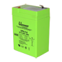 Upower - Genopladelig batteri - AGM bly-syre teknologi - Spænding 6 V - Kapacitet 4.5 Ah - 106 x 70 x 47 / 810 g - Til backup eller direkte brug
