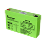 Upower - Genopladelig batteri - AGM bly-syre teknologi - Spænding 6 V - Kapacitet 7.0 Ah - 100 x 151 x 34 / 1150 g - Til backup eller direkte brug