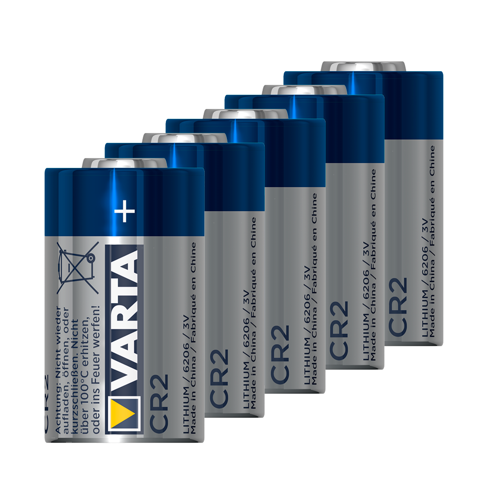 Varta - 10 batterier CR2 - Spænding 3.0 V - Lithium - Nominel kapacitet 850 mAh - Kompatibel med katalogprodukter