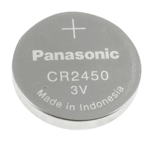 Panasonic - Batteri CR2450 - Spænding 3.0 V - Lithium - Nominel kapacitet 620 mAh - Kompatibel med katalogprodukter