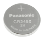 Panasonic - Batteri CR2450 - Spænding 3.0 V - Lithium - Nominel kapacitet 620 mAh - Kompatibel med katalogprodukter