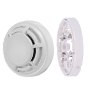 Kit 50 termiske detektorer og DMTech baser - Konventionel termovelocimetrisk detektor - Certifikat EN54 del 5 - Dobbelt LED alarm synlig fra alle vinkler - Lavet af ABS materiale med varmemodstand - Lav profil base