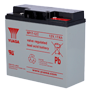 Yuasa NP17-12I - Genopladelig batteri - AGM blysyre teknologi - 17 Ah kapacitet / 12 V - 167 x 76 x 181 / 6,1 Kg - Til backup eller direkte brug