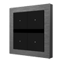 Smart switch - KNX - 4 fysiske knapper med LED'er - OLED-display til mærkning - Strømforsyning 21-30 DC via bus - Miljøsensorer