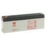 Yuasa NP2.3-12 - Genopladelig batteri - AGM blysyre teknologi - 2,3 Ah kapacitet / 12 V - 64mm x 178mm x 24mm / 950 g - Til backup eller direkte brug
