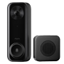 Aqara Doorbell Camera G400 (Ledningsført) - Ultra-skarp, høj videoopløsning 2K - Vedvarende ledningsført strømforsyning (ingen batterier påkrævet) - Zigbee / Matter - Understøtter AC12V-24V / DC8V-24V - Kompatibel med Apple HomeKit, Alexa og Google
