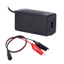 Lithium-batterioplader LiFePO4 - DC-udgang 14,6V / 3A - AC-indgang - Opladelses-LED-indikator - Kompatibel med 12V lithium-batterier
