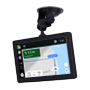 CarPlay 7" touchscreen - 4K-kamera og ekstra 1080P-kamera - Kompatibel med Android og iOS - Optagelse til kompatibelt microSD-kort - Lydudgang via integreret BLE-højtaler, FM - Integreret 3-akset accelerometer
