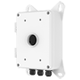 Hikvision samlingsboks - Maksimal belastningskapacitet 10 kg - Egnet til udendørs brug - Aluminium legering - Kabelgennemføring - 310 (H) x 208,9 (B) x 94,1 (D) x [%VAR%] (D) mm