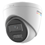 Hikvision IP-kamera Turret-serie VALUE ColorVu3.0 - Opløsning 6 MPx (3200x1800) - ColorVu3.0: HikAI-ISP farvefilter F1.0 - Objektiv 2,8 mm | PoE IEEE802.3af - Bevægelsesdetektion 3.0 | Integreret mikrofon - IP67 | Hybrid belysning op til 30 m
