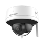 Hikvision IP dome-kamera - Wi-Fi område - 4 Mpx | Slow 2.8 mm | MicroSD 512 GB - EXIR 2.0 | IR 30 m | DWDR | 2 antenner | H.265 - WEB, CMS-software, smartphone og NVR - IP66 | Indbygget mikrofon og højtaler