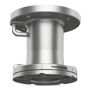 Loftbeslag - Egnet til PTZ - Egnet til pælmontage - Grå - Let installation - 105 mm (h) x 117 (φ) mm