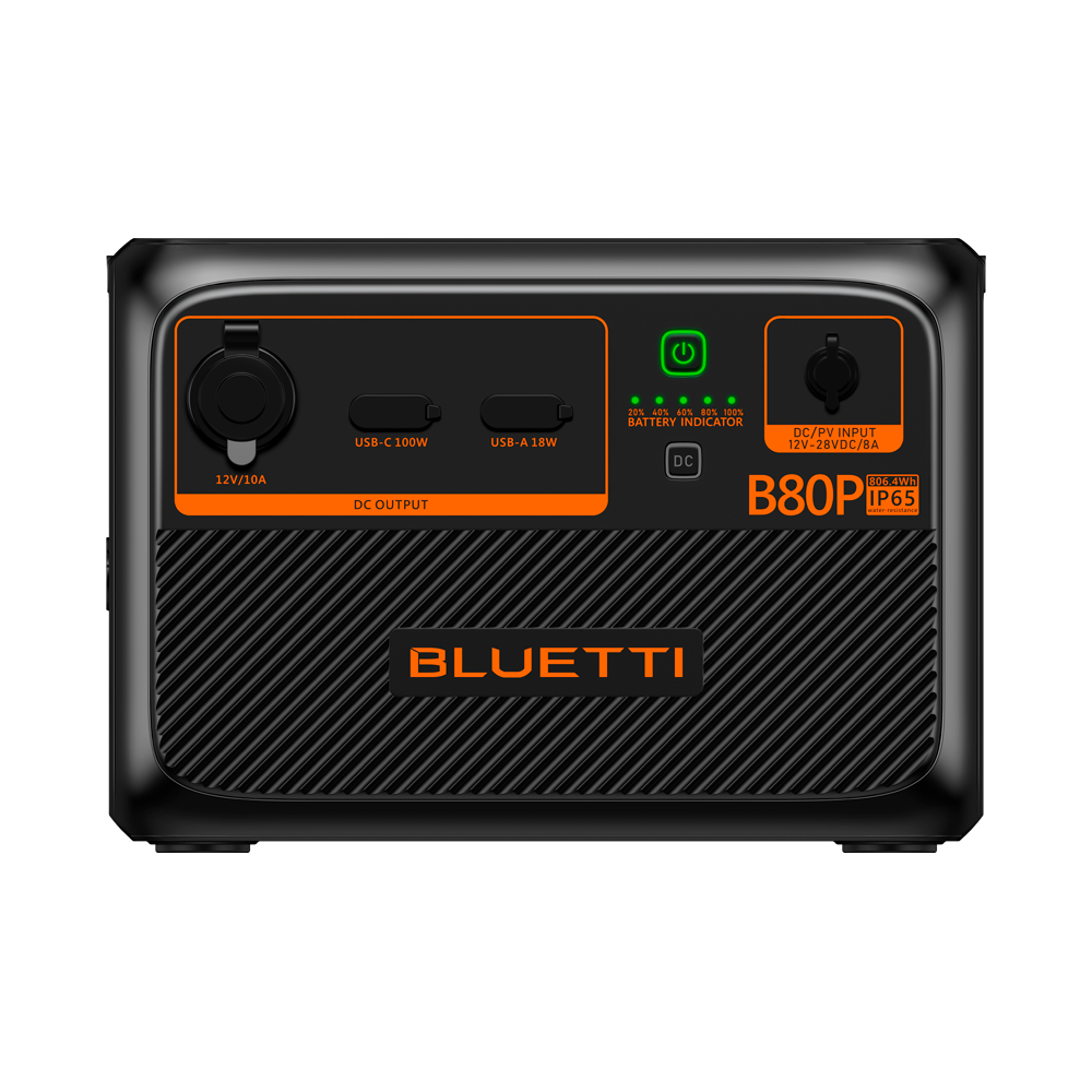 Udvidelsebatteri - Stor kapacitet 806Wh (36Ah) - LiFePO4 51.2V / 36Ah - Flere udtag og opladningsmuligheder - 3000 livscyklusser - Kompatibel med BL-AC60P, BL-AC70P og BL-AC180P