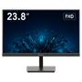 Monitor 24" - FHD-opløsning - Opdateringshastighed 75 Hz - Kontrast 4000:1 - Svartid 7 ms - BNC - CVBS