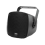 DSPPA Professionel udendørshøjtaler - 100V linje og 8Ω lav impedans - 100W | Koaksial 6,5" + 1" diskant - 93dB | 113dB SPL | 100Hz-18kHz - Bass Reflex basforstærkning - Udendørs | Væg eller loft | Aluminium gitter