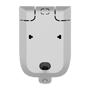Monteringsbracket til fotodetector - Kompatibel med: FIBRA-MOTIONCAM-W og FIBRA-MOTIONCAM-PHOD-W - Inkluderer forbindelsesledninger - ABS-plast - Hvid