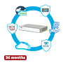 Hillstone Networks Bundle - Hardware + 36 måneders service - 4xGE 10/100/1000BASE-T porte - 4Gbps FW / 1.5Gbps NGFW gennemstrømning - 4 porte 10/100/1000BASE-T - Inkluderer IPS, AV, URL, QoS, IPR, C2 og Sandbox