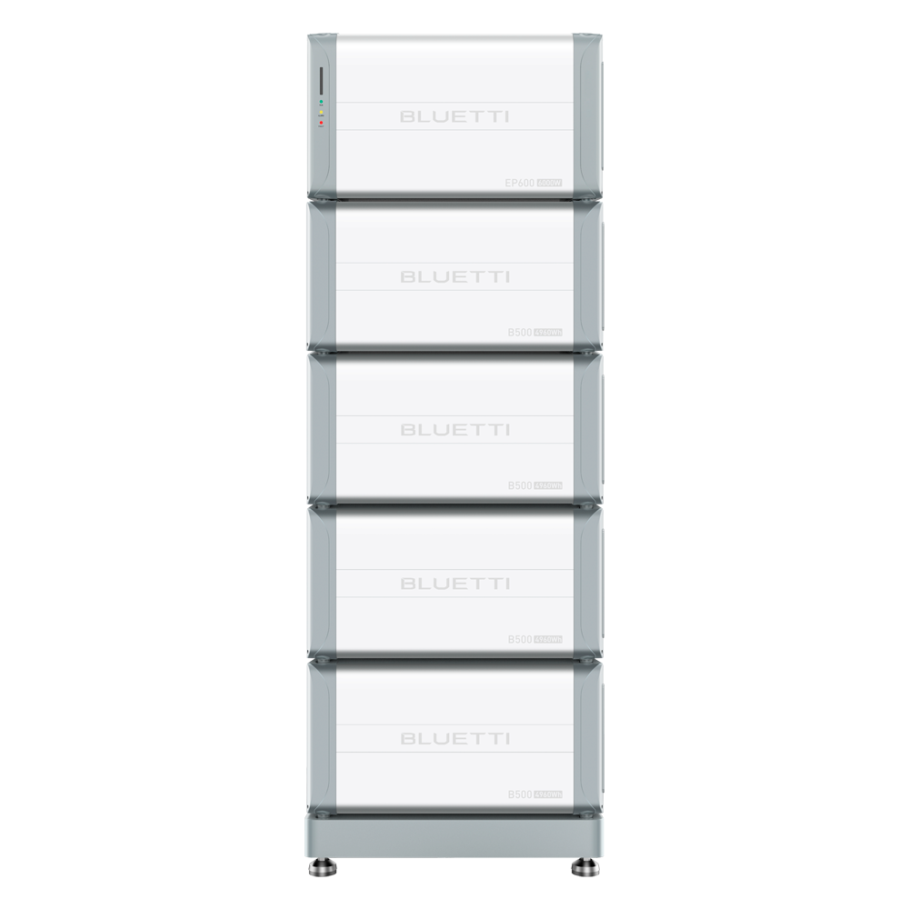 Hjemmebatteri kit - Inverter + Batteri + Support - Stor kapacitet 19840Wh - Effekt 7600W - Styring via APP (Wifi og Bluetooth) - IP65