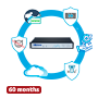 Hillstone Networks Bundle - Hardware + 60 måneders service - Porte 5xGE + 1xSFP - 1Gbps FW / 0,4Gbps NGFW gennemstrømning - 5 10/100/1000BASE-T porte + 1 1GE SFP port - Inkluderer IPS, AV, URL, QoS, IPR, C2 og Sandbox