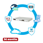 Hillstone Networks Bundle - Hardware + 36 måneders service - 8xGE porte (inkl. 1 bypass) - 5Gbps FW / 3Gbps NGFW gennemstrømning - Understøtter SSD-udvidelse op til 1.92TB - Inkluderer IPS, AV, URL, QoS, IPR, C2 og Sandbox