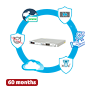 Hillstone Networks Bundel - Hardware + 60 måneders service - 8xGE porte (inkl. 1 bypass) - 5Gbps FW / 3Gbps NGFW-gennemstrømning - Understøtter SSD-udvidelse op til 1.92TB - Inkluderer IPS, AV, URL, QoS, IPR, C2 og Sandbox