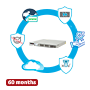 Hillstone Networks Bundle - Hardware + 60 fuld måneder service - Porte 2xSFP+ (10G), 8xSFP og 16xGE - 20Gbps FW / 6,5Gbps NGFW Gennemløb - Inkl. 2 bypass-portpar til HA - Inkl. IPS, AV, URL, QoS, IPR, C2 og Sandbox