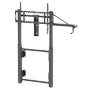 Gulv-væg holder - Maksimal vægt 120 kg - VESA 800x600 mm - Højderegulering med krank