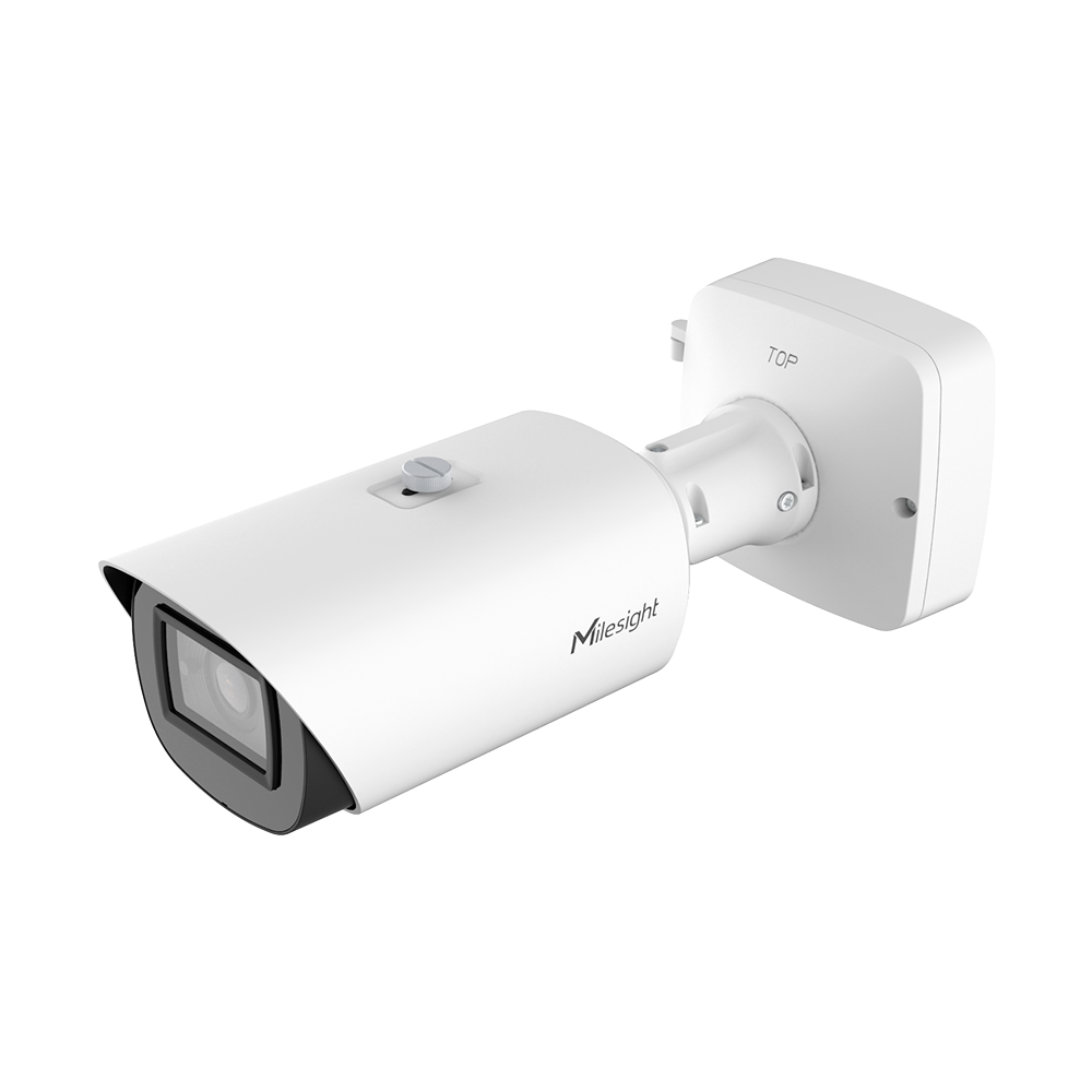 AI Motoriseret Pro Bullet Plus IP-kamera - Opløsning 4K - 2,8~12 mm objektiv - 1/1,8" Progressive Scan CMOS | IR 80 m - Human- og køretøjsbaseret AI-videoanalyse - IP67 | IK10 | Overspændingsbeskyttelse 6KV | Inkluderer JBOX