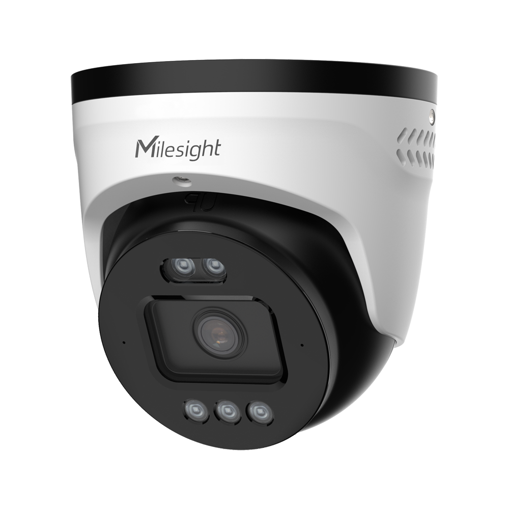 IP-kamera 4Mpx TrueColor Turret - 1/1.8" Progressive Scan CMOS | 2,8 mm objektiv - Politilys | 3 x Smart Hybrid Lys - IR 40m | Hvidt lys 30m | Integreret mikrofon - Ansigtsgenkendelse | Varmekort | Alarm - ONVIF | IP67 | IK10 | Overspenningsbeskyttelse 4 kV | NDAA