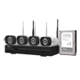 Nivian WiFi CCTV-kit - NVR 16 kanaler - 4 Forregistrerede 3 Mpx kameraer - Egnet til udendørs brug IP66 - Inkluderer 2 TB harddisk - Eseecloud App og Software