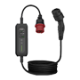 Bærbar oplader til elektriske køretøjer - Strømstyrke 11kW / 16A / Trefaset - Stiktype 2 - Beskyttelse IP54 - Styring med Tuya Smart - 5m kabel inkluderet