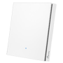 1-knaps batteri-drevet trådløs trykknapselect - RF433 / Batteriforsyning - Trådløs / Lang batterilevetid - Mekanisk tryknap - Let installation - Kompatibel med dine switches