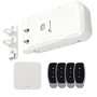 Usynligt WiFi-dødlås - Åbning via fjernbetjening og APP - Overflademontering på enhver dør - Dobbelt motor (backup ved fejl) - Dobbelt batteri (backup af hovedbatteri) - Automatisk lukning med dørsensor