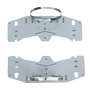 Mast- og vægbeslag - Diameter område 90-100 Ø - 2 stk - Kompatibel med BOX-403017-IP65 og BOX-403022-IP65